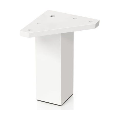 GAMBA TAVOLO BIANCO ABS - 40X100 MM