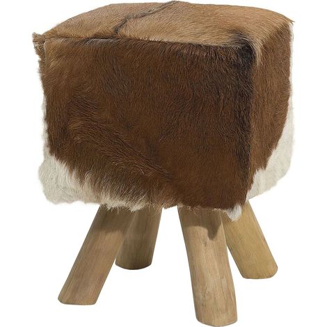 Hocker DALTON Echtleder Braun (1/5)