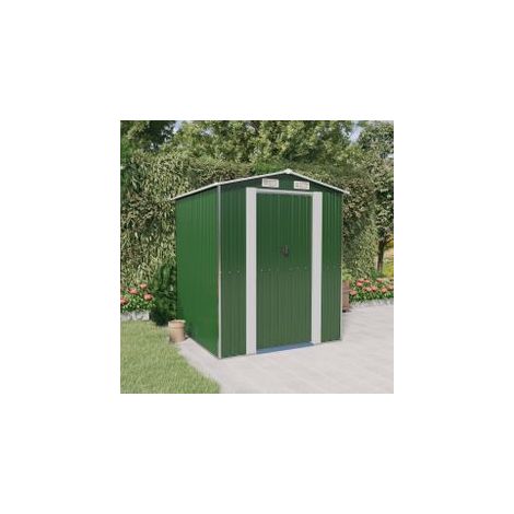 Abri de jardin Vert 192x191x223 Acier galvanisé (1/5)