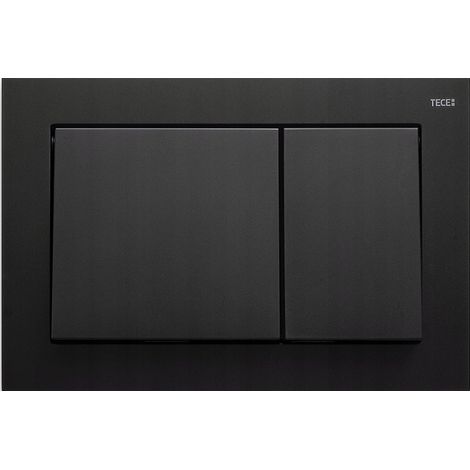 Tece TECEbase Pulsante di scarico elegante in nero opaco (1/3)