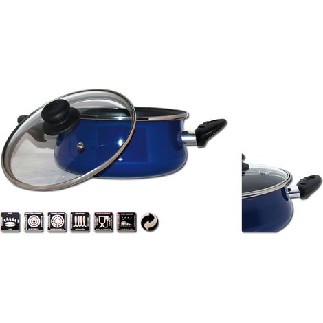 Casseruola in acciaio inox Magefesa Serie Danubio 24 cm