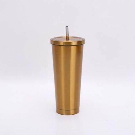Tasse Thermos - Acier Inoxydable 304 - Double Paroi - 500 Ml - Pour Voiture Et Bureau - 1 Pièce (1/5)
