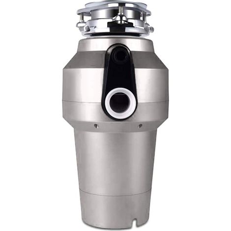 Food waste disposal unit, 560W, 1.2L, super quiet, 6 grinding levels, grinding, food waste, household waste, kitchen (silver) (1/5)