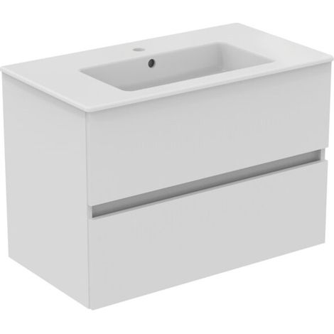 IDEAL STANDARD R0574WG Ensemble meuble Eurovit+ avec lavabo 81 cm blanc (1/5)
