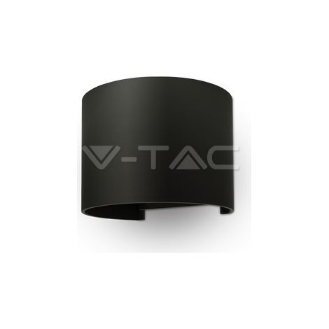 V-TAC VT-756 3000K 6W IP65 lampe murale double Led COB arrondie noir (1/5)