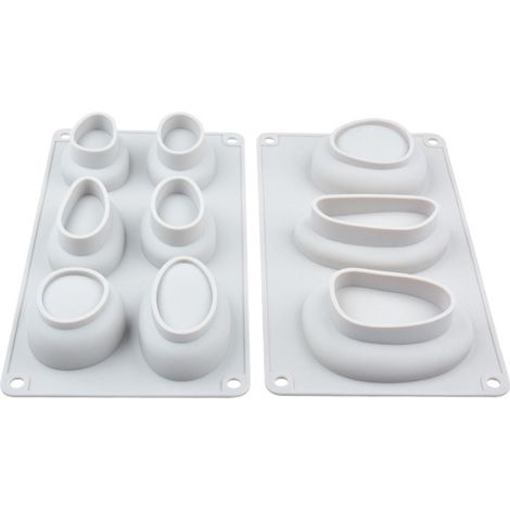 Kopfsteinpflasterförmige Kuchenform, 3D-Kiesel-Gebäckform, Silikon-Backform (1/5)
