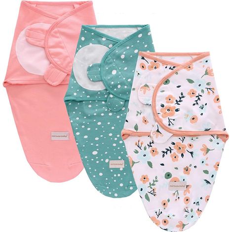 Enveloppe Bébé Emmaillotage Gigoteuse d'Emmaillotage Bébé 3-6 Mois Swaddle Bébé 3-6 Mois Couverture d'Emmaillotage Bébé Cadeau Naissance (1/5)