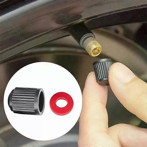 10 Stück Auto-Reifenventilkappen, Reifenfelgen-Ventilkappen, staubdicht, dekorativ, Motorrad, Fahrrad, Universalkappen (1/4)