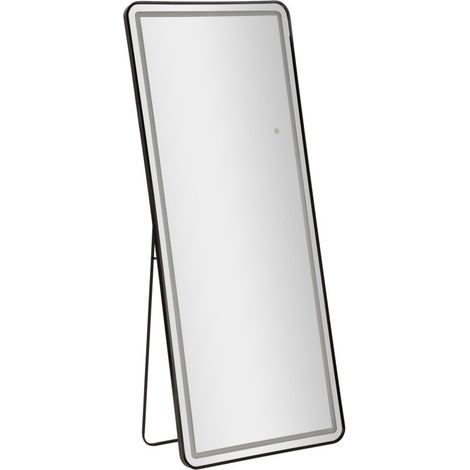 Specchio da terra rettangolare con illuminazione LED integrata (1/5)