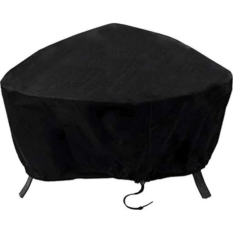Couverture de foyer pour barbecue Couverture de bâche pour barbecue Couverture de foyer extérieur Couverture de foyer extérieur avec (92 x 31 cm)-Ensoleillé