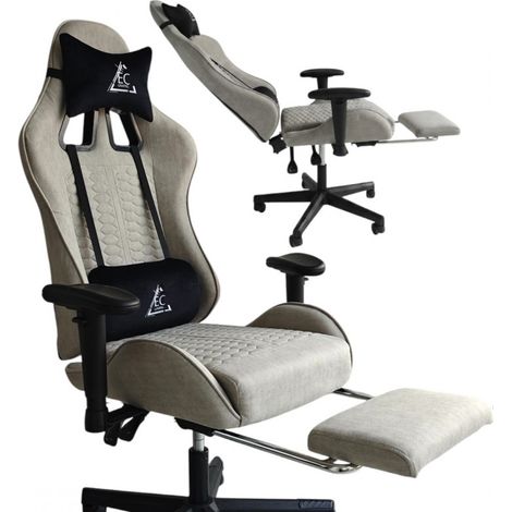 FAUTEUIL DE JEU PIVOTANT EVOCHAIR AVEC MASSAGE ET ACCOUDOIRS RÉGLABLES (1/4)