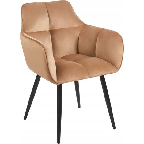 K40-FX Samt-Cappuccino-Sessel