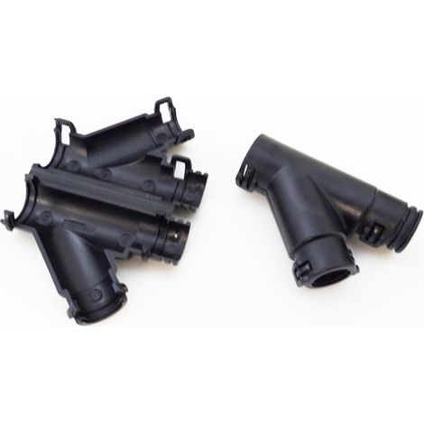 Raccord Y Form C – Accessoire pour gaine électrique ICTA – Température de fonctionnement -40°C à +135°C – Matériau PA66 noir – Schlemmer