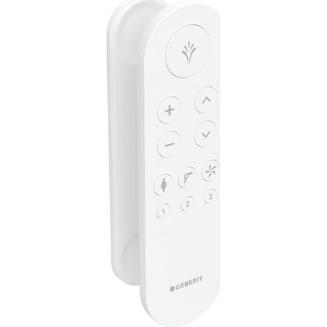 Télécommande grande 245840011 – Plaque de commande WC – Couleur blanc – Support mural inclus – Pour Geberit AquaClean 2024