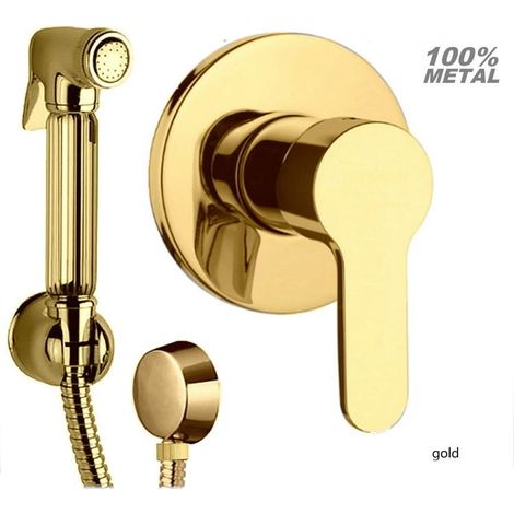 Bidetarmatur-Set Messing gold (1/3)
