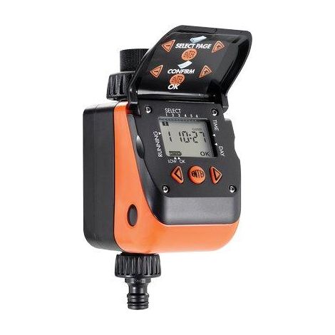 CENTRALINA IRRIGAZIONE AQUAUNO VIDEO6 PLUS CLABER  INNESTO RAPIDO 3/4F 1XTRANSISTOR VOLT 9 SELF 8413