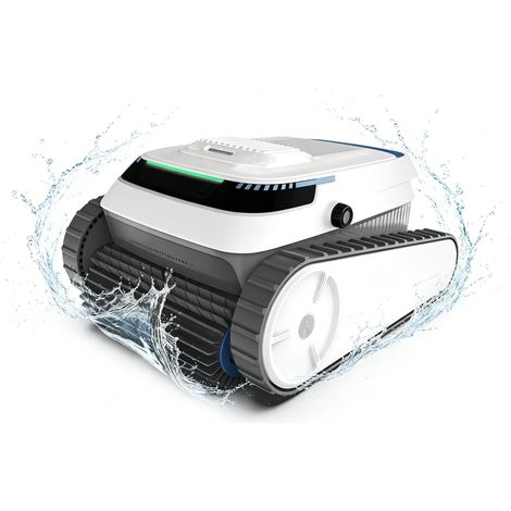AIRROBO PC10 Robot de piscine sans fil - 3 modes de nettoyage - Navigation intelligente - Retour automatique - 120 min d'autonomie - Jusqu'à 170 m²