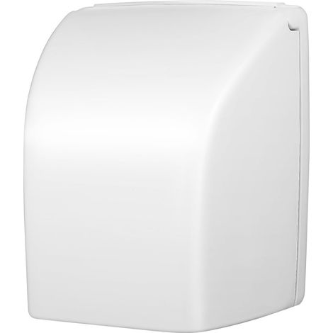 Cache prise adhésif en plastique blanc avec protection contre les éclaboussures, couverture anti-pluie pour prise électrique, installation rapide, idéal pour espaces extérieurs et (1/5)