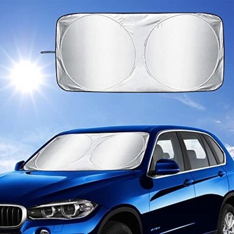 Parasol para parabrisas de coche - con cubierta plegable - Parasoles para visera (1/5)