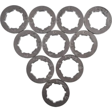 Cancanle 10-teiliges 3/8" 7-Zahn 22mm Kettenrad für Husqvarna 266 268 272 280 285 288 355 362 365 371 372XP 380 385XP Kettensäge (1/5)