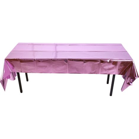 Lot de 2 nappes en aluminium, découpables, résistantes, pour mariage, anniversaire, fête (1/5)