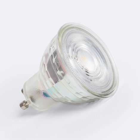 Bombilla LED GU10 5W 500 lm Cristal 38º No Flicker 4000K Blanco Neutro