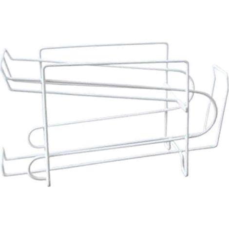 Étagère de rangement double couche en fer pour canettes de soda, étagère roulante pour la cuisine, support à bière et cola, support de bureau pour canettes de soda (1/5)