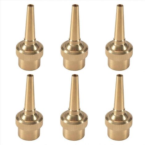 6 PCS Fountain Nozzle Head G1/2 DN15 Adjustable Direction Jet Water Sprinkler Head for Garden Pond A (1/5)