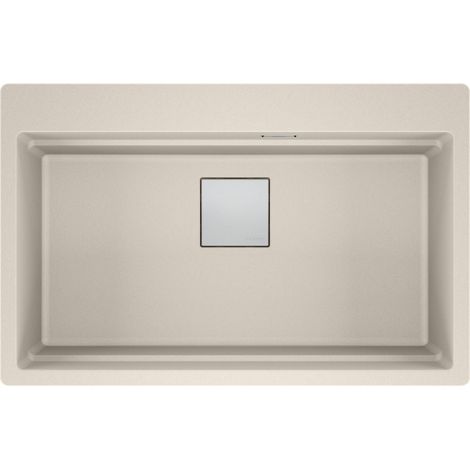 Evier Franke Kubus 2.0 Pro Fragranite KNG610-73 - Café Crème - Vidage : Automatique