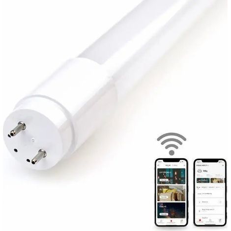 Tube T8 LED connecté 120cm 12W Bluetooth TUYA avec détecteur de mouvement intégré - Blanc Froid - SILUMEN (1/5)