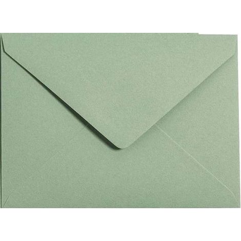 100 Umschläge (13,5 x 18,5 cm) für Hochzeitskarten, Weihnachtskarten, Acryl Einladungen und Fotos Salbeigrün (1/5)