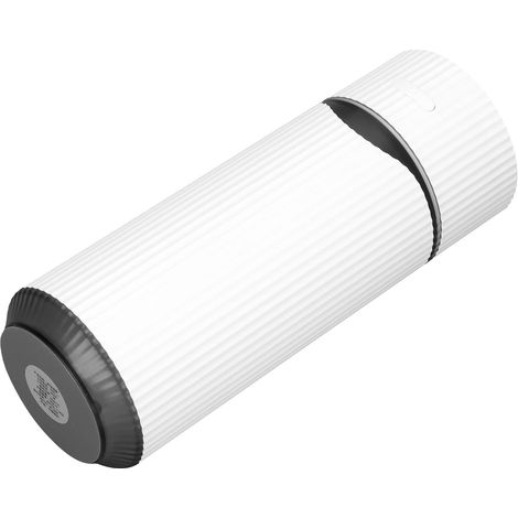 Mini-Luftbefeuchter 200 ml, USB-Anschluss, tragbar und robust, zwei Betriebsmodi, leise, mit LED-Beleuchtung, ideal für Zuhause, Büro und Reisen (weiß). (1/5)
