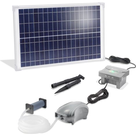 esotec Solar Teichbelüfter-SET 25/600 LiFePo4 AKKU Teichbelüftung Pumpe 101876 (1/5)