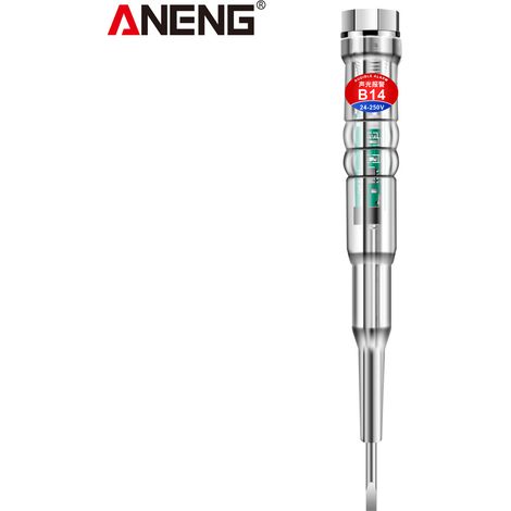 Testeur ANENG B14 24-250V : sonde de test à induction électrique avec voyant lumineux et alarme sonore et lumineuse. (1/5)