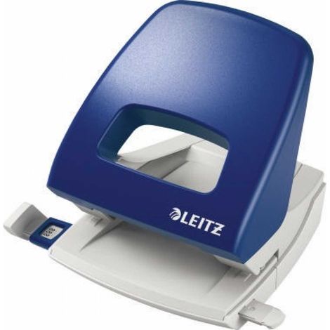 LEITZ Locher Leitz NeXXt 5005 8cm 25 Bl. (80 g/m²) mit Anschlagschiene blau (1/5)