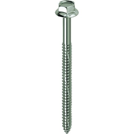 Mustad 200 pz Kovervit BS viti autofilettanti testa esagonale   6x50 mm (1/2)