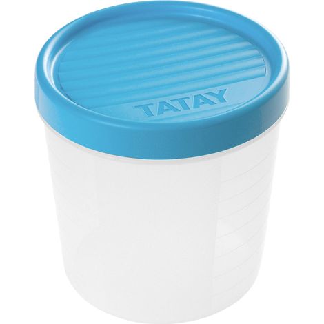 Boîte Alimentaire Plastique 1 L Twist, sans BPA, 12 x 12 x 12,5 cm (1/5)