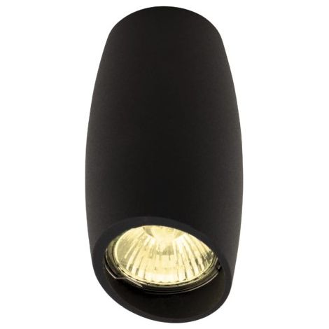 Faretto soffitto tondo nero GU10 1x50W Maxlight LOVE
