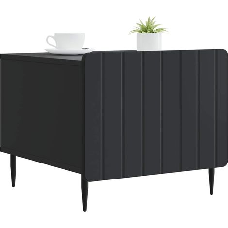 Maison Exclusive - Couchtisch mit Schubladen Schwarz 49 x 50 x 42