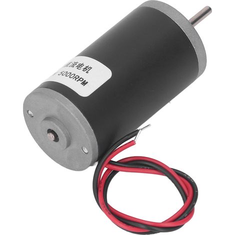 12V Gleichstrommotor, Permanentmagnet, reversibel im Uhrzeigersinn/gegen den Uhrzeigersinn, hohes Drehmoment, Drehzahl 5000 U/min, hohe Leistung. (1/5)
