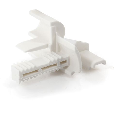 Paire de tulipes en nylon pour caisson pan coupé aluminium