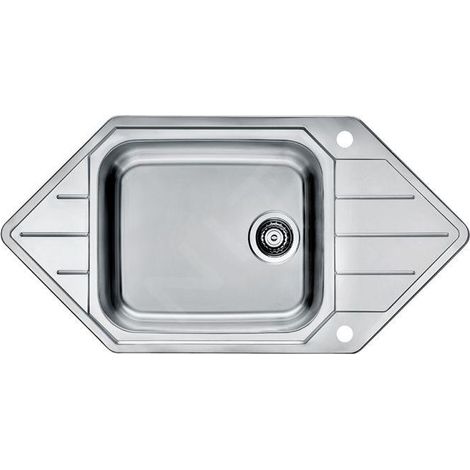 Alveus Praktik - Évier 985x500 mm, avec commande du vidage, inox 1122594 (1/3)