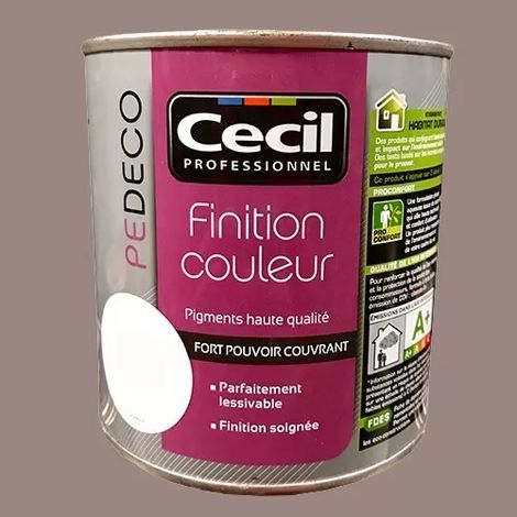 CECIL PE DECO Finition Couleur Taupe dorée Satin 0,5 L (1/2)
