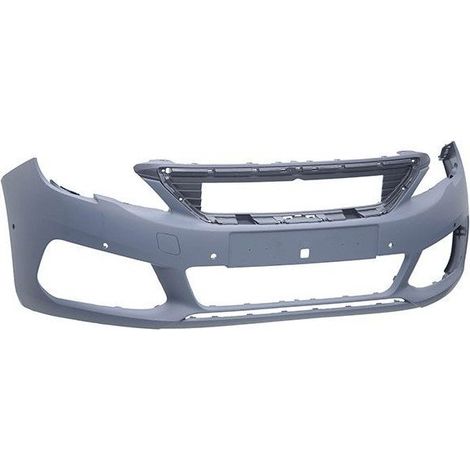 Pare-choc avant à peindre avec 6 trous radars Peugeot 308 2 phase 2 2017-2021 PREMIUM