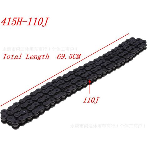 Accessoires de réglage pour chaîne de moto/vélo 415H-110 maillons (40cc, 60cc, 80cc)