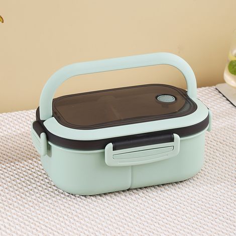 1200 ml Bento-Lunchbox mit Taschenset, Mahlzeitenbox mit isolierter Lunchtasche, mikrowellengeeignete Lunchbox, auslaufsichere Design-Lunchbox mit Besteck, für Erwachsene, Schule, Picknick, Arbeit