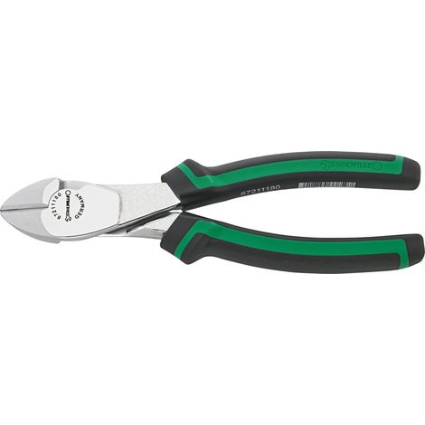Stahlwille Kraft-Seitenschneider L.160mm Kopf verchromt Griffe 2-Komponenten-Griffe (1/2)