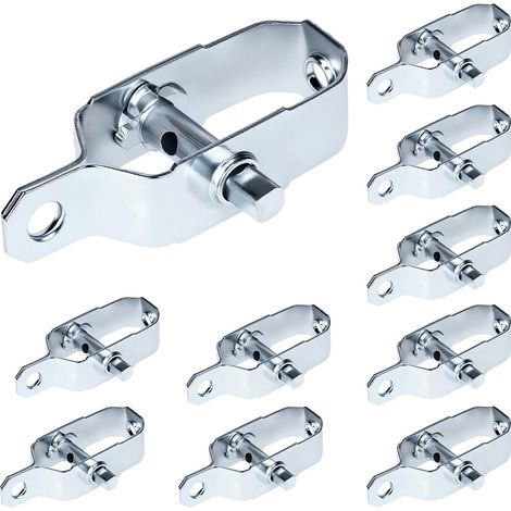 10 x Heavy Duty Wire Mesh Tensioner 90 mm - Galvanised Steel Fence Tensioner for Tension Wire (1/5)
