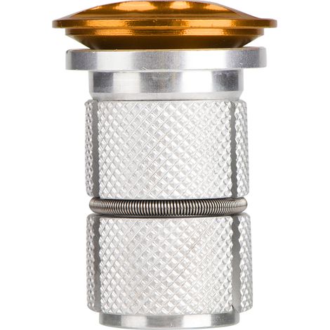 Bouchon d'expansion pour fourche de vélo en alliage d'aluminium 1/1.25 pouce, tête de direction et capuchot supérieur (Doré) (1/5)