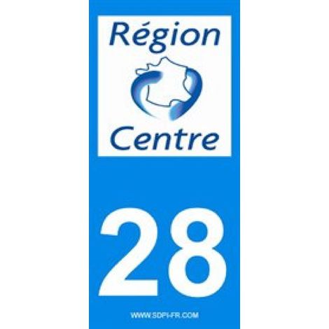 ADHESIFS REGION DEPARTEMENT 28 CENTRE VAL DE LOIRE X2